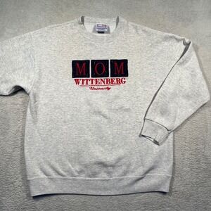 Vintage Y2K Crable Sportswear Wittenberg‎ University Mom Sweatshirt Crewneck XL